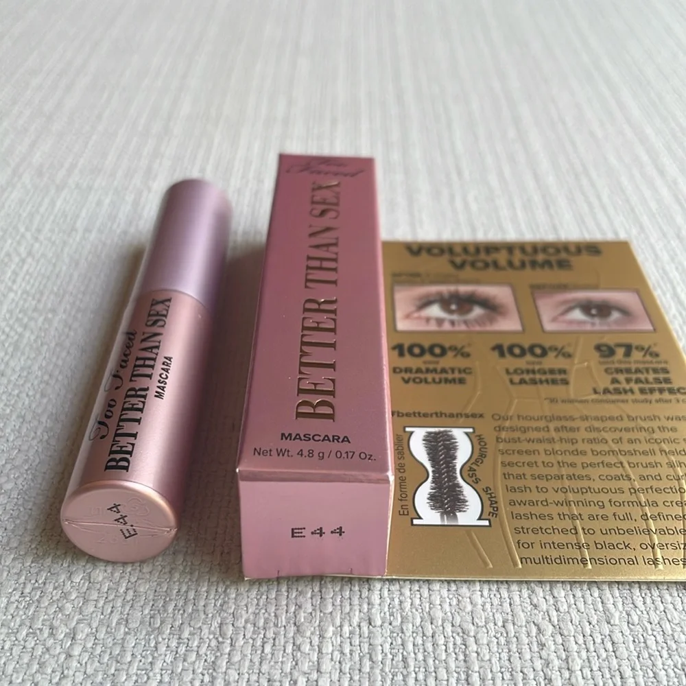 Too faced better than sex mascara mini new in box